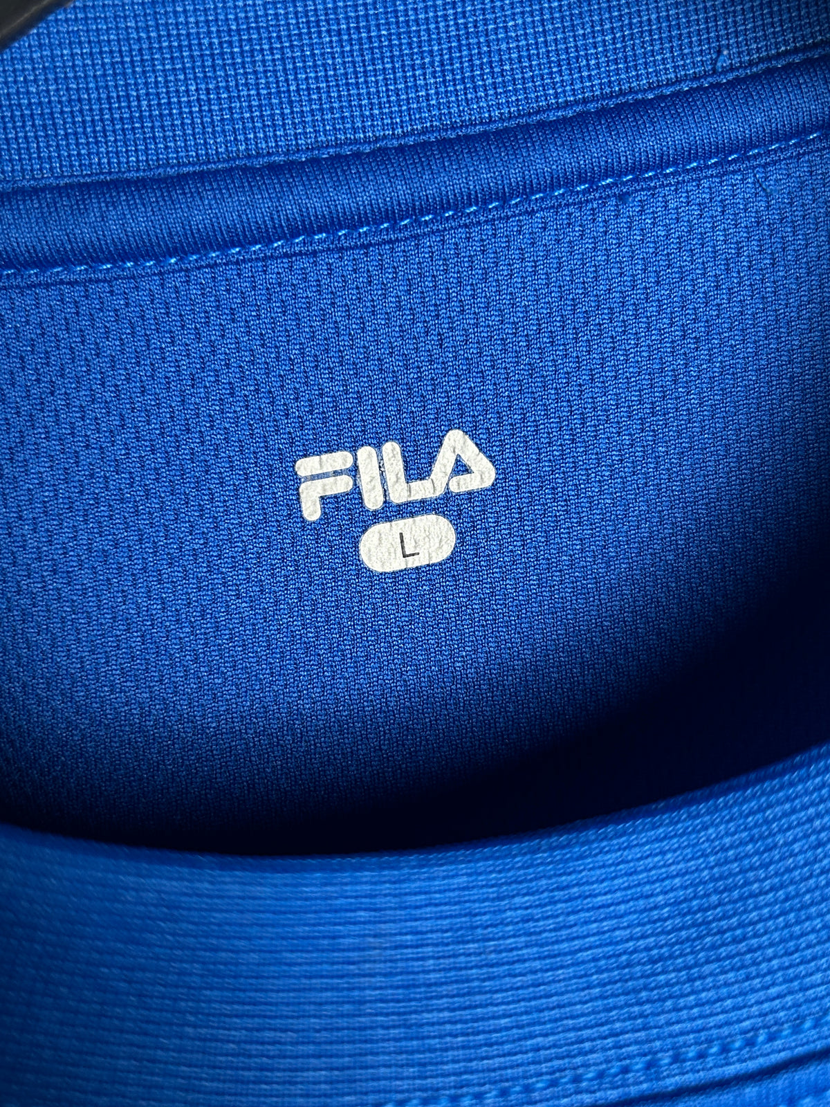 Fila Big Logo Blue Round Neck - Large