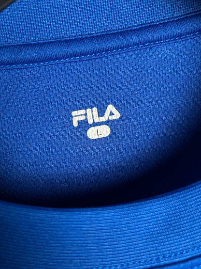 Fila Big Logo Blue Round Neck - Large