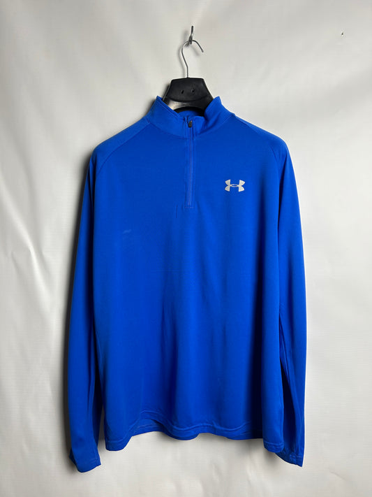 Under Armour Heat Gear Half Zip Mock Neck - Medium