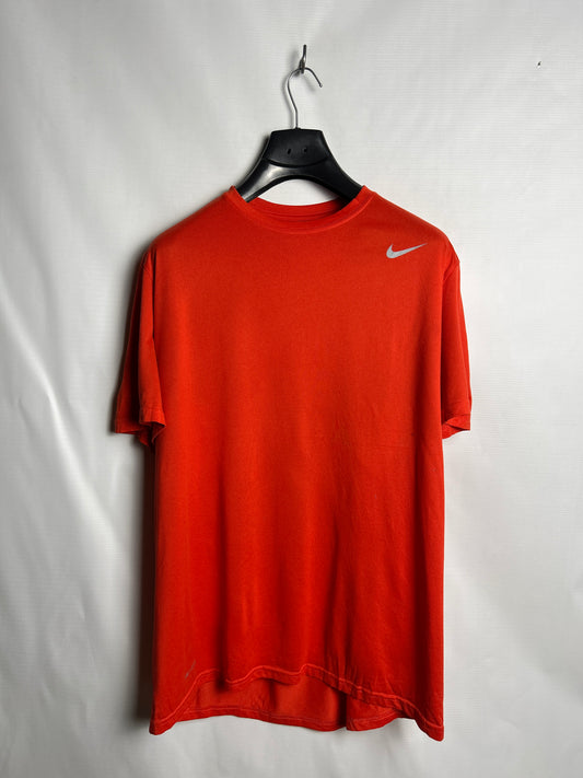 Nike Dri Fit Orange Round Neck - XL