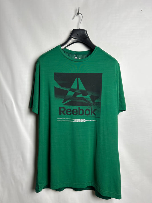 Reebok Activechill Green Big Logo Round Neck - XL
