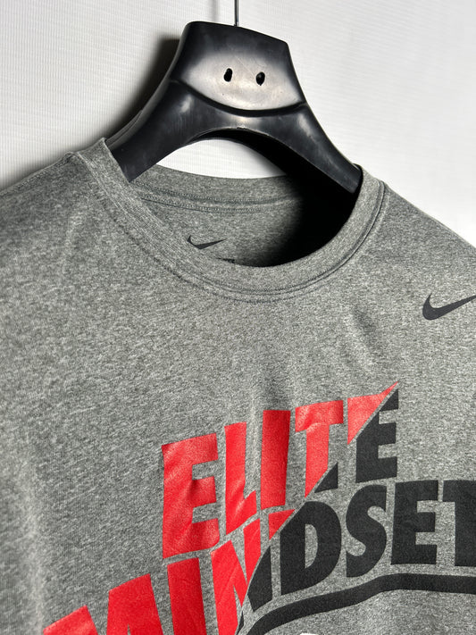 The Nike Tee Grey Full Sleeves Roudn Neck - Large