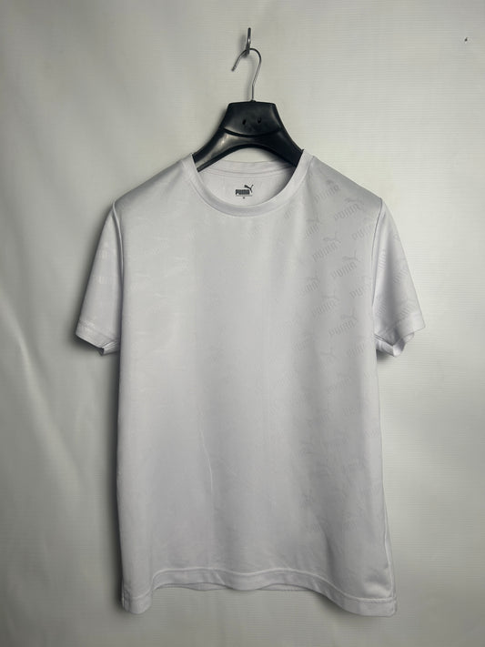 Puma White Round Neck - Medium