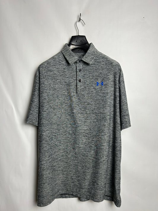 Under Armour Heat Gear Grey Polo - XL