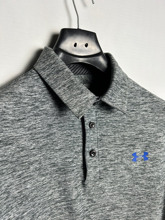 Under Armour Heat Gear Grey Polo - XL