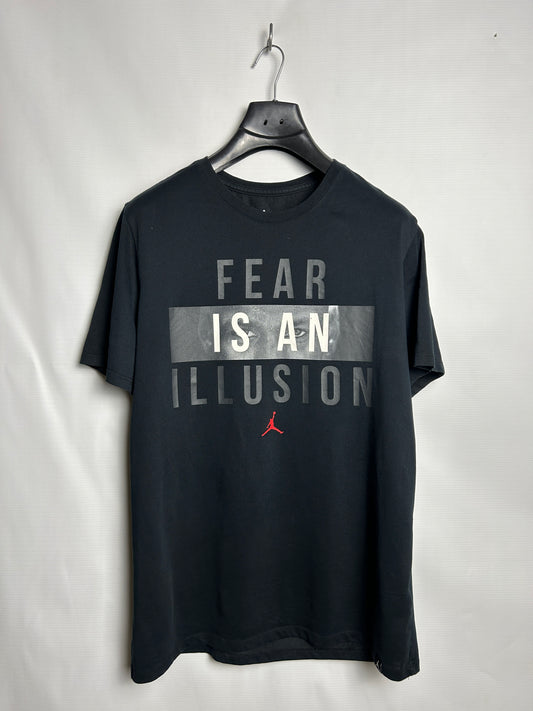 Nike Jordan Black Dri Fit Round Neck - Medium