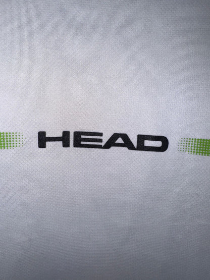 Pre Loved Head White/Green Round Neck - Medium