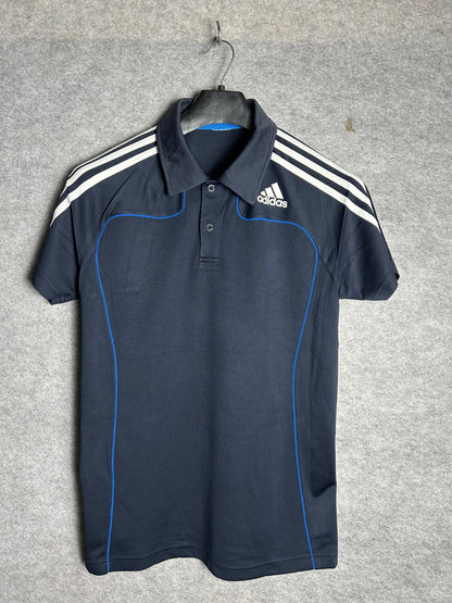 Adidas Blue Polo  - Medium