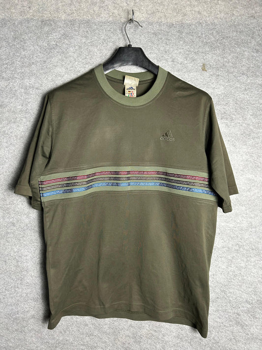 Adidas Green Round Neck - Large