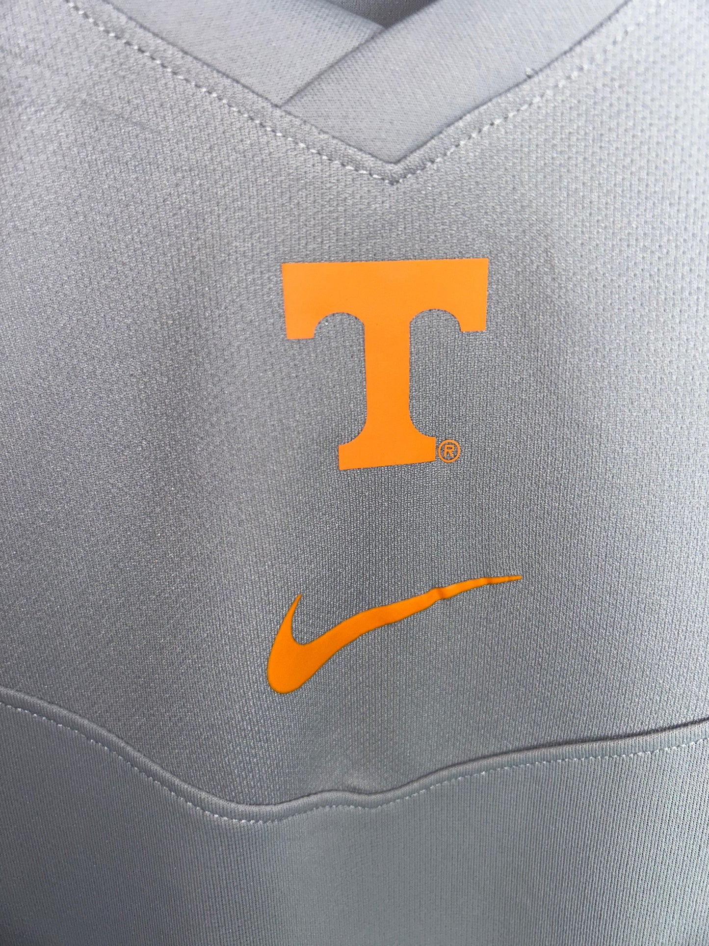 Nike Gray V Neck Tee - XL