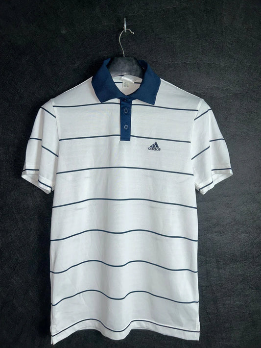 Adidas White Polo - Medium