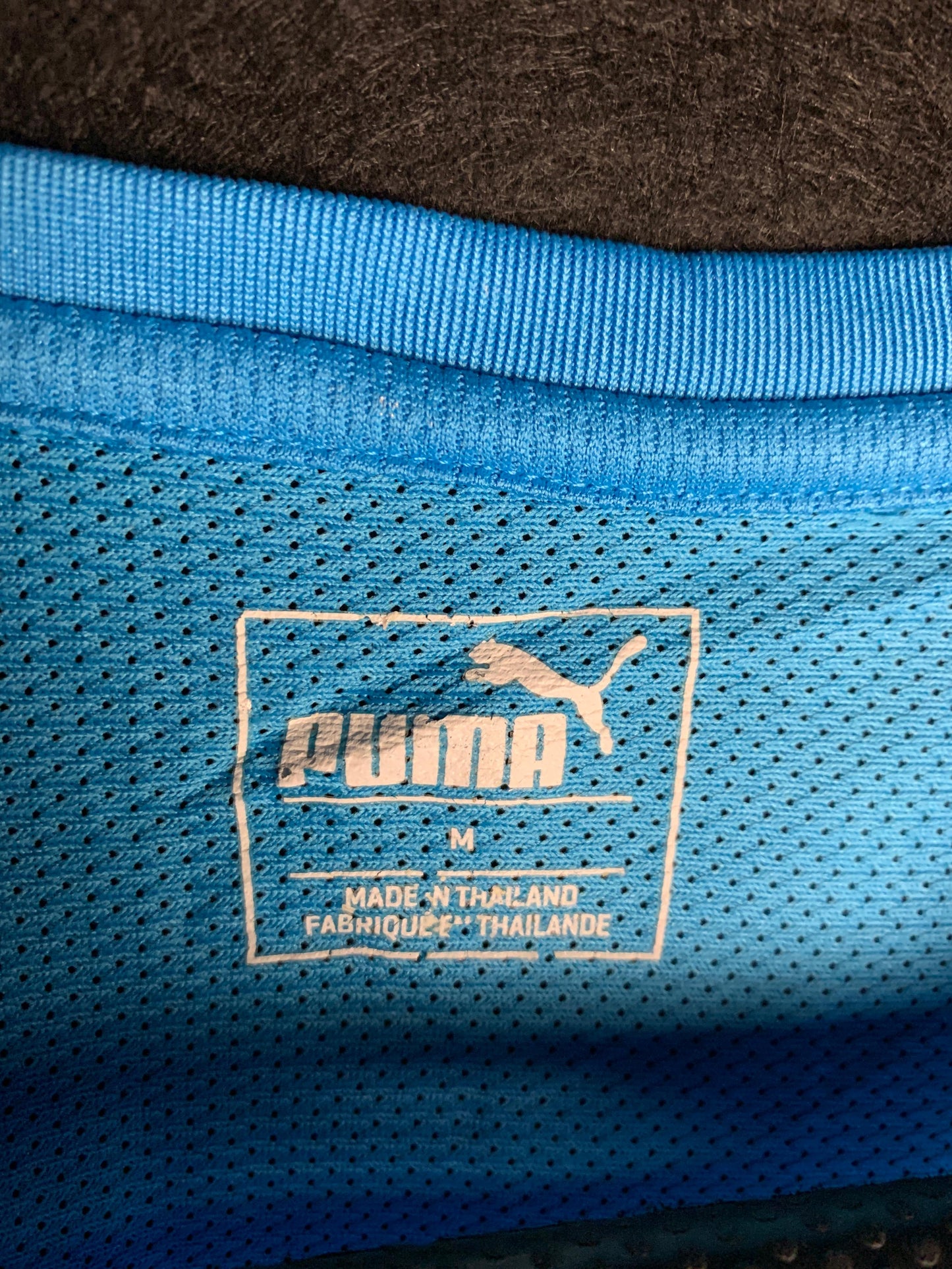 Puma Blue Round neck Tee - Medium