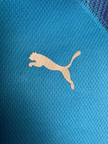 Puma Blue Round neck Tee - Medium