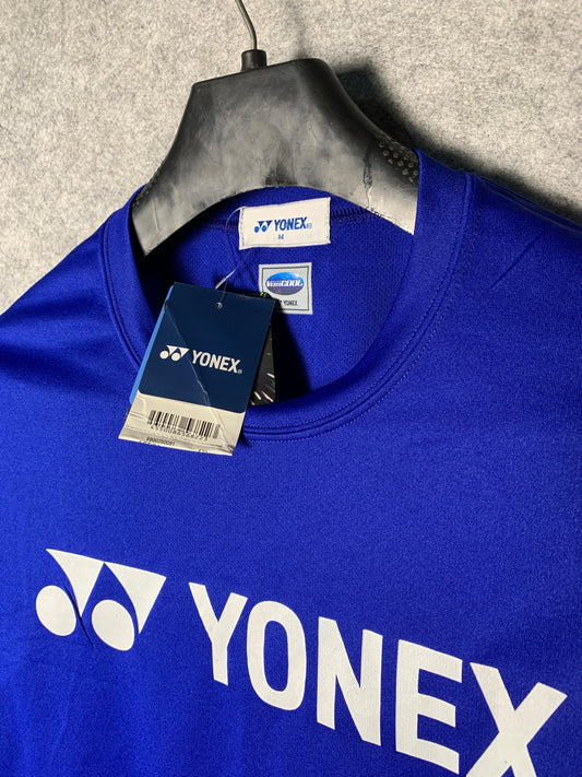 Yonex Blue Round Neck Tee - Medium