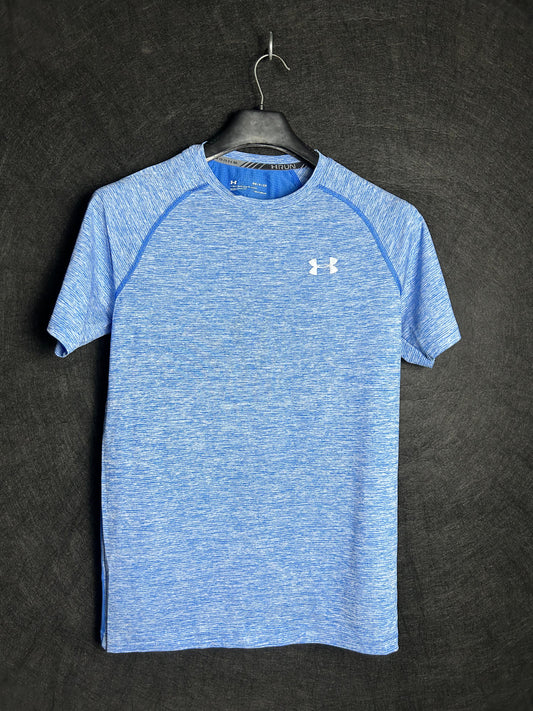 Under Armour Textured Tee Blue  - Small
