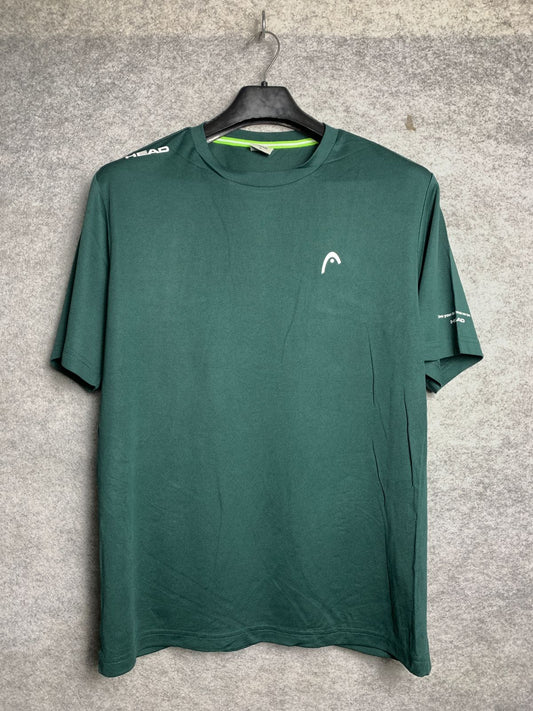 Head Pure Emeraid Green Round Tee - Large