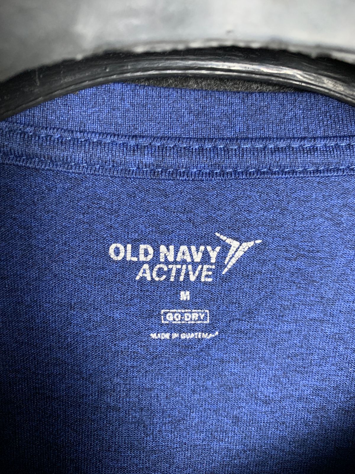 Old Navy Active Blue Textured Tee-  Medium