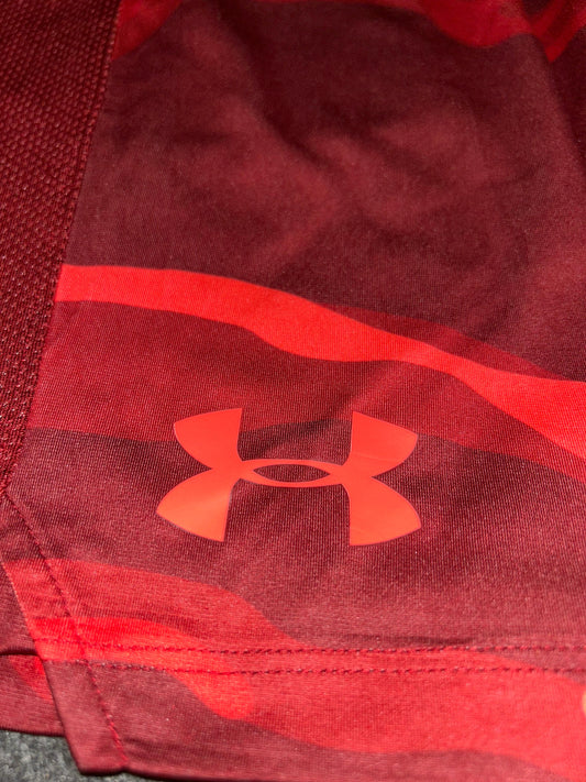 Under Armour Red Printed Short - Large