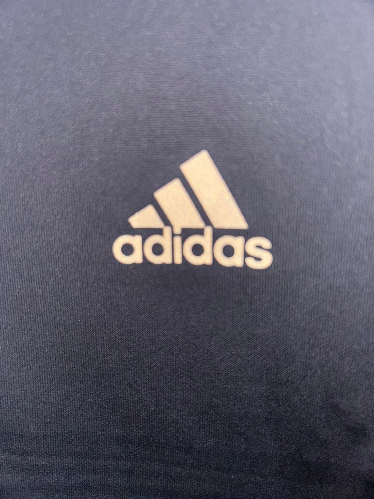 Adidas Gray & Black Kids Polo - Medium