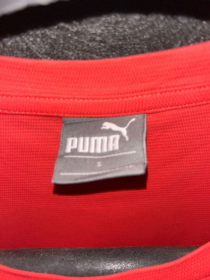 Puma Red Round Neck Tee - Small