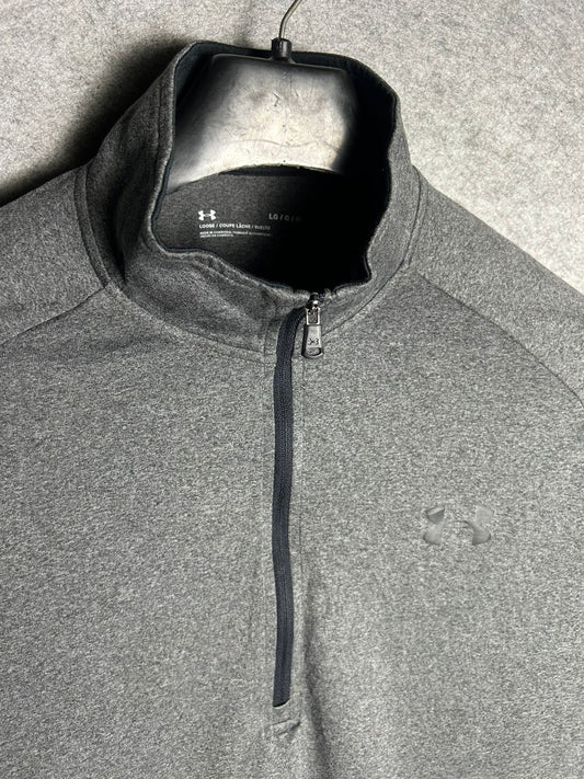 Under Armour Gray Half Zip - Large