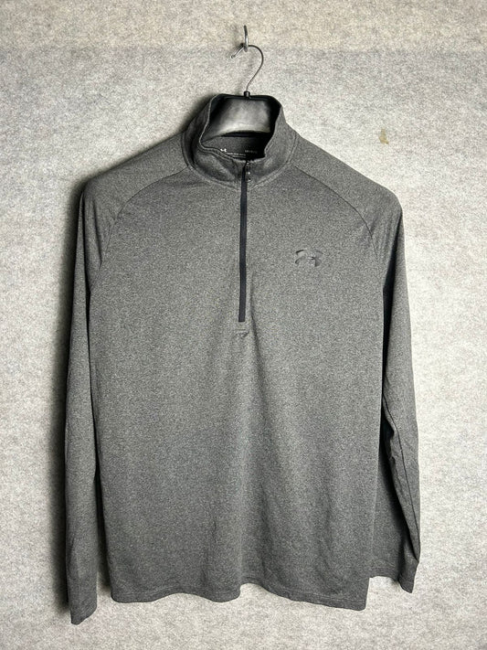 Under Armour Gray Half Zip - Large