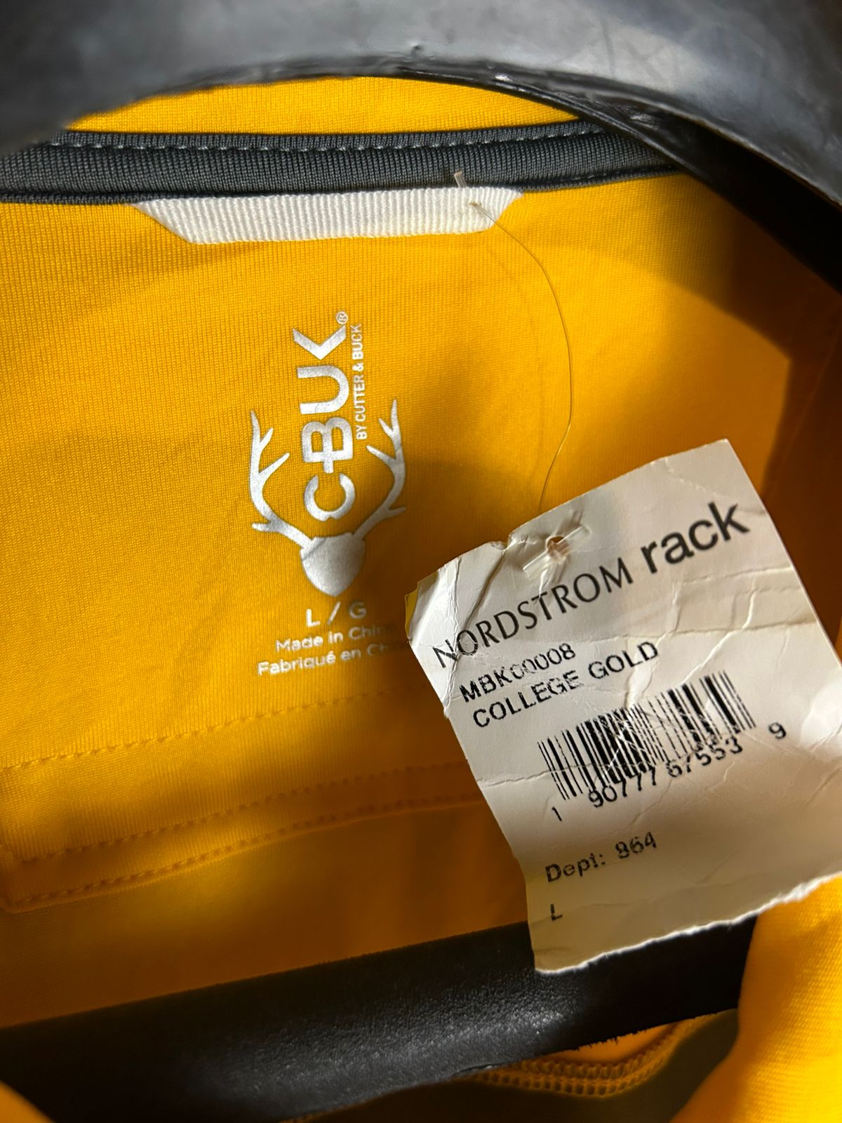 Nordstrom Rack College Gold Polo - Large