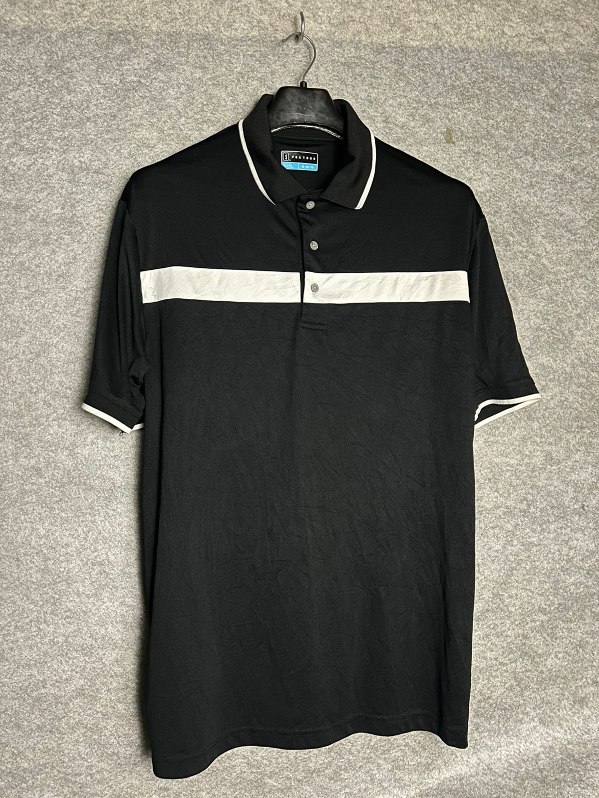 Pgatour Black Polo - XL