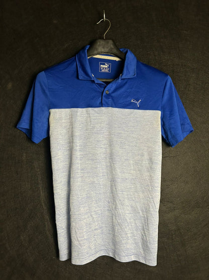 Puma Gray & Blue Polo - Small