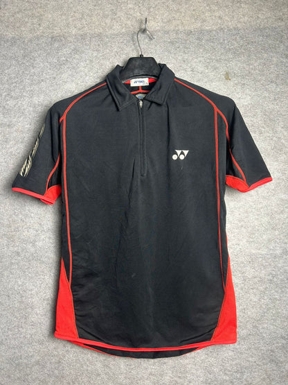 Yonex Black And Red Polo - Small