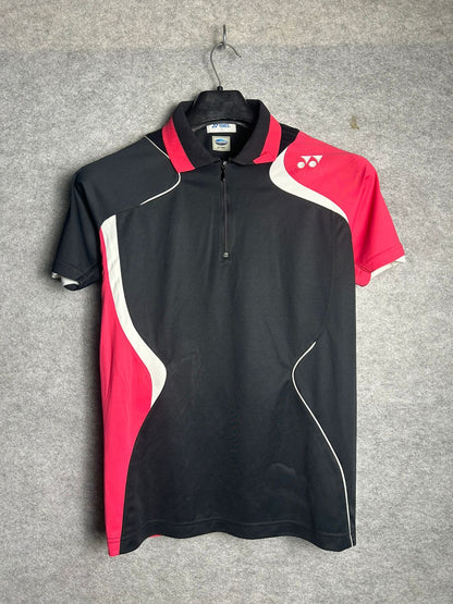 Yonex Black And Red Polo - Small