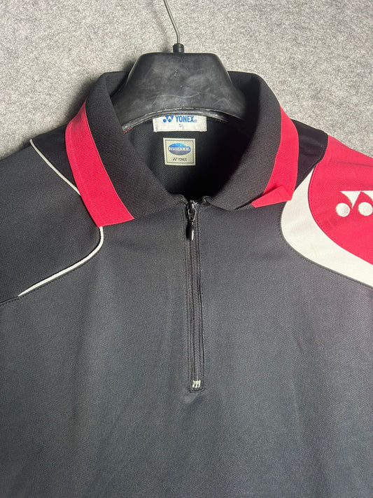 Yonex Black And Red Polo - Small