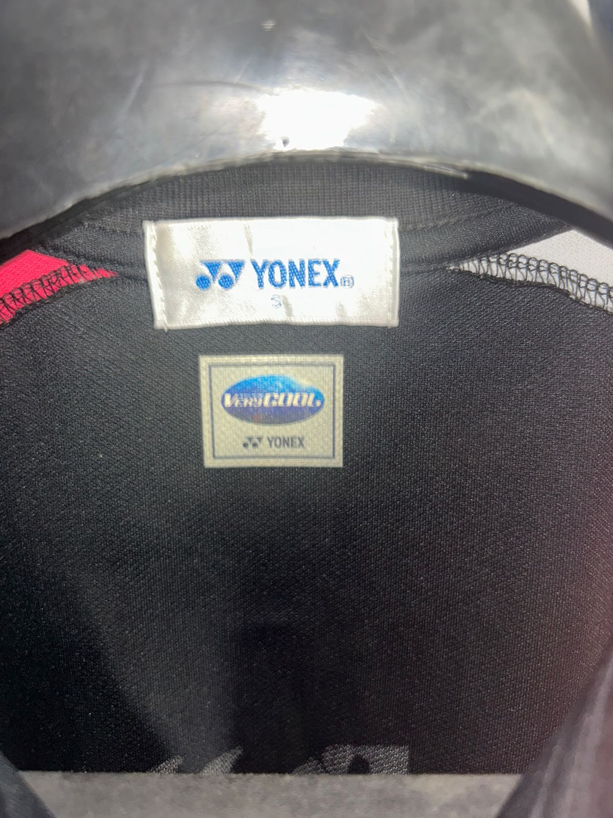 Yonex Black And Red Polo - Small