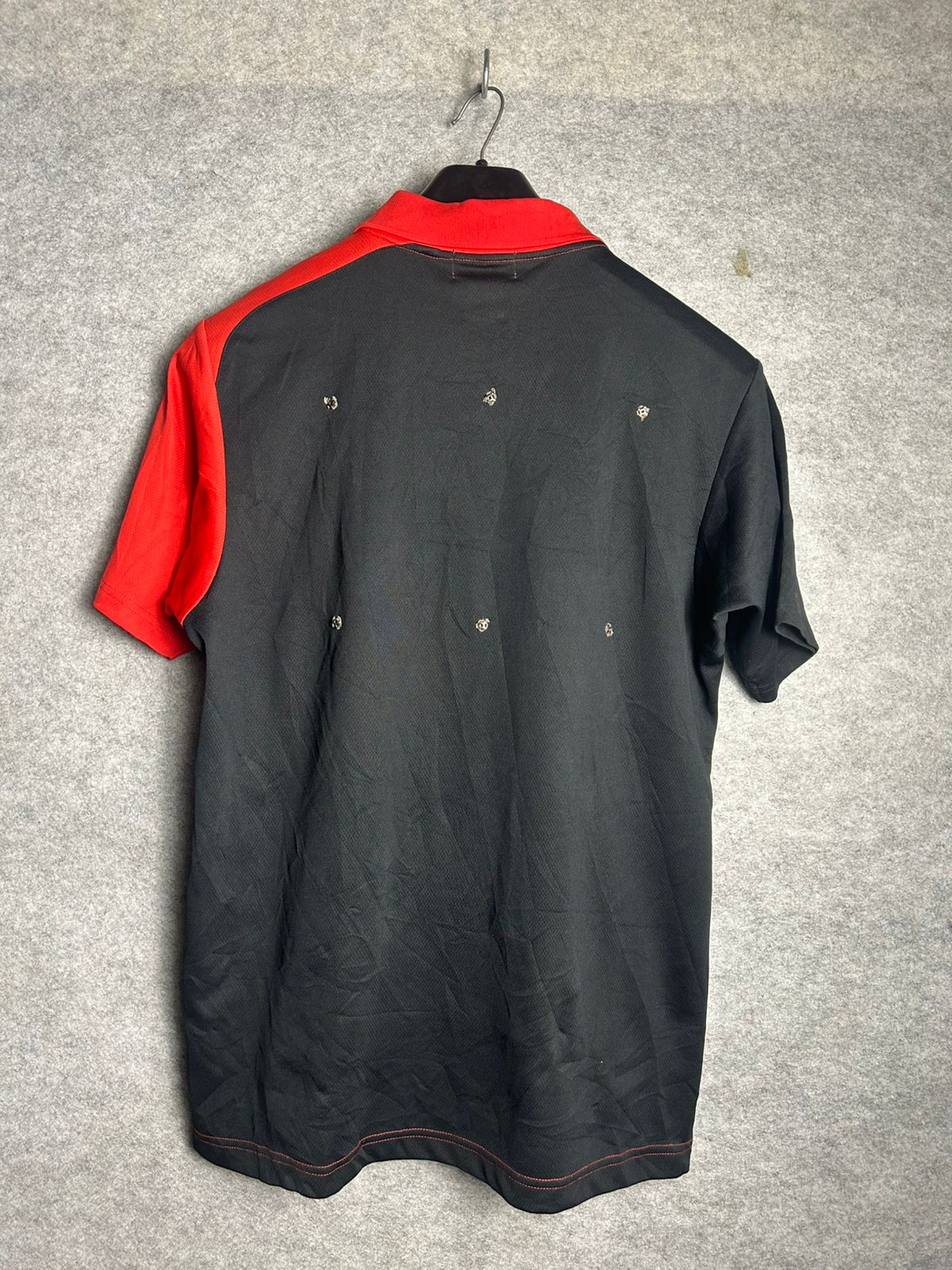 Yonex Red Printed Polo - Large
