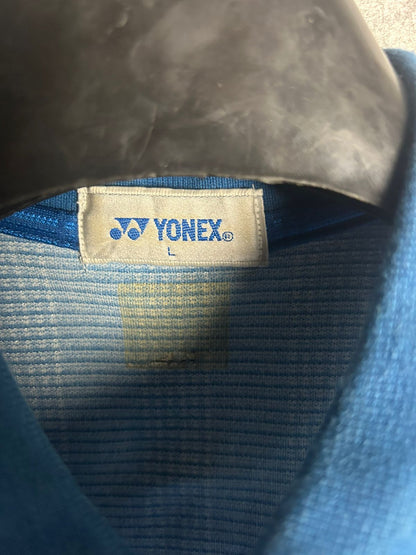 Yonex Blue Printed Polo - Large