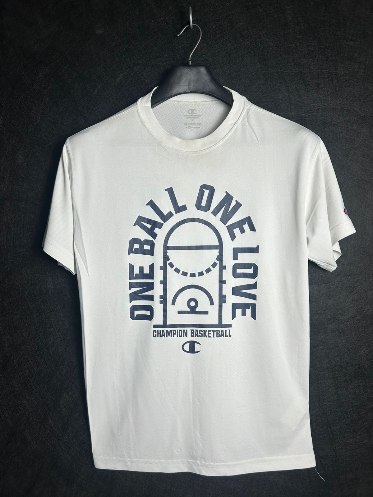 Champion White Round Tee -  Medium