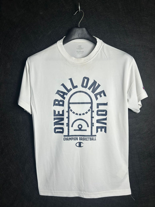 Champion White Round Tee -  Medium
