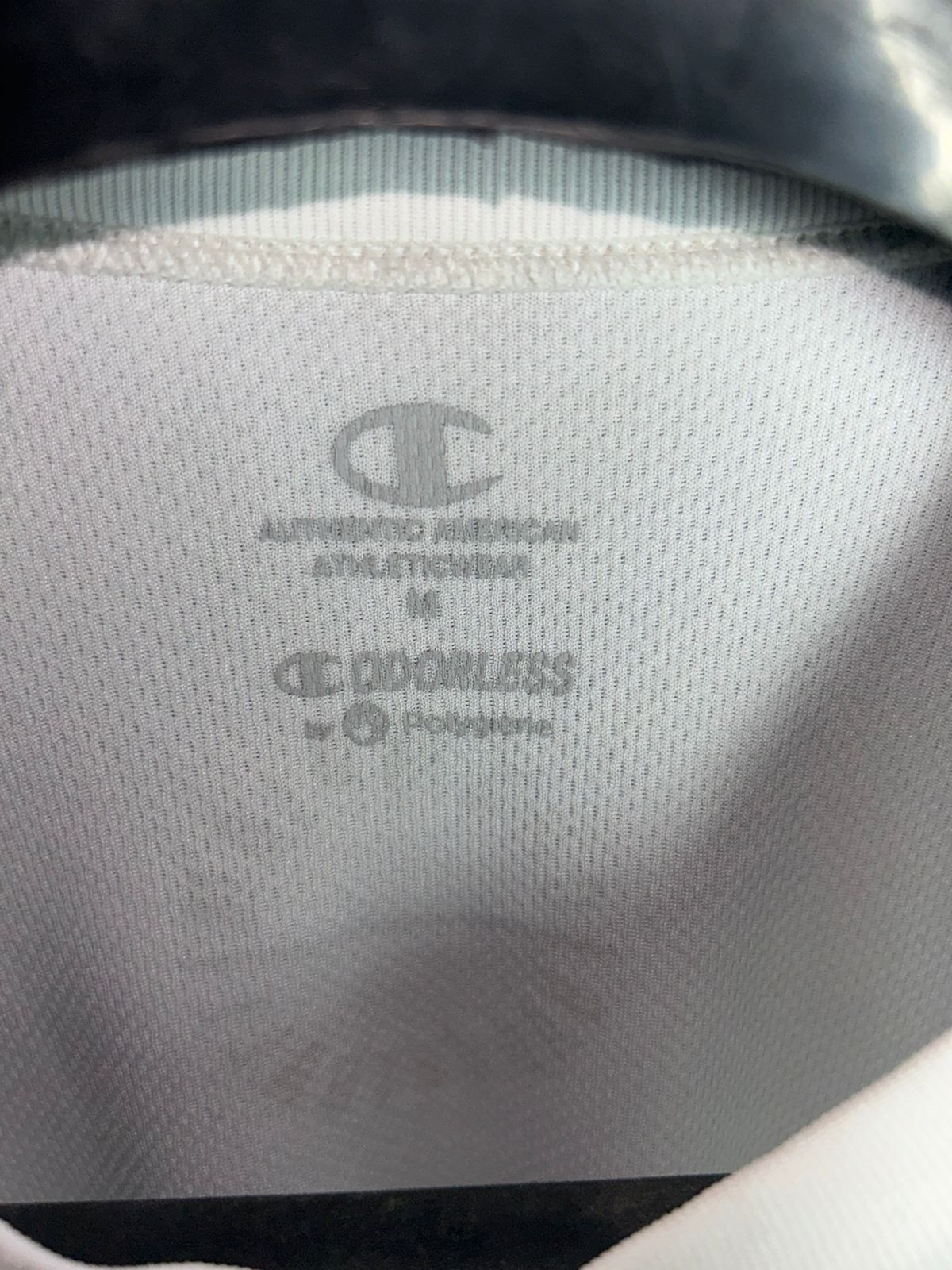 Champion White Round Tee -  Medium