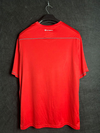 Champion Double Dry Red Round T Shirt  - XL