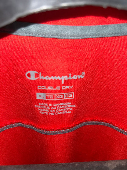 Champion Double Dry Red Round T Shirt  - XL