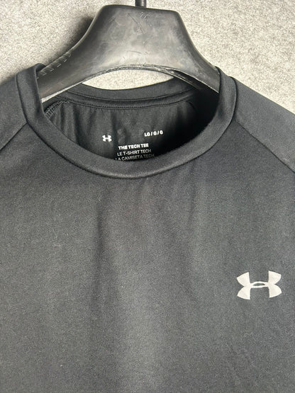 Under Armour (The Tech Tee) Round Black Shirt - XL