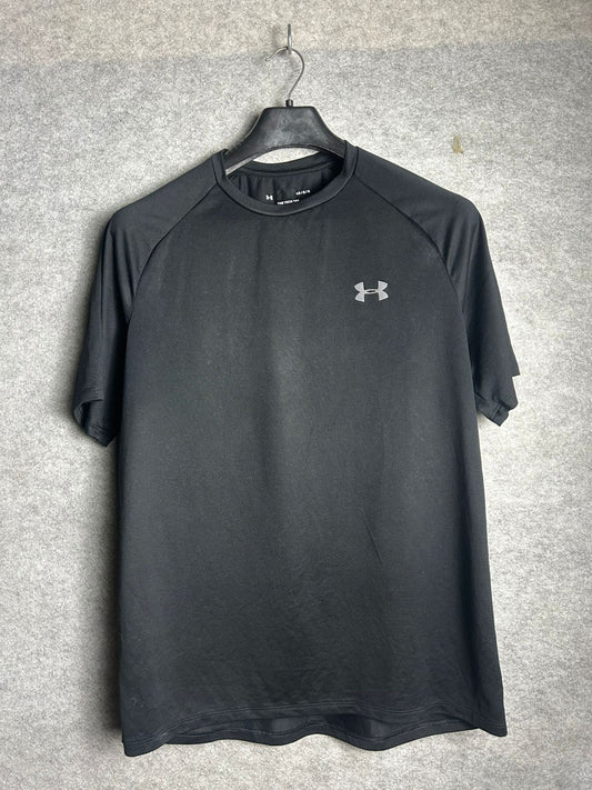 Under Armour (The Tech Tee) Round Black Shirt - XL