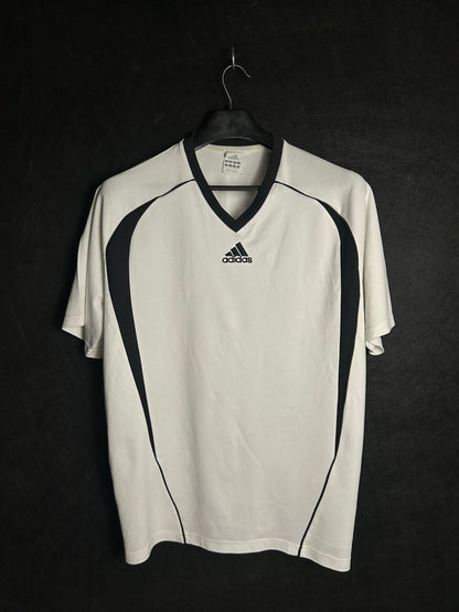 Adidas Black/White V-Neck - XL