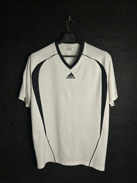 Adidas Black/White V-Neck - XL
