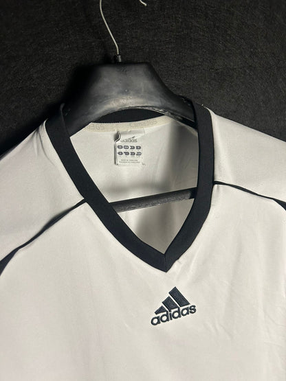Adidas Black/White V-Neck - XL