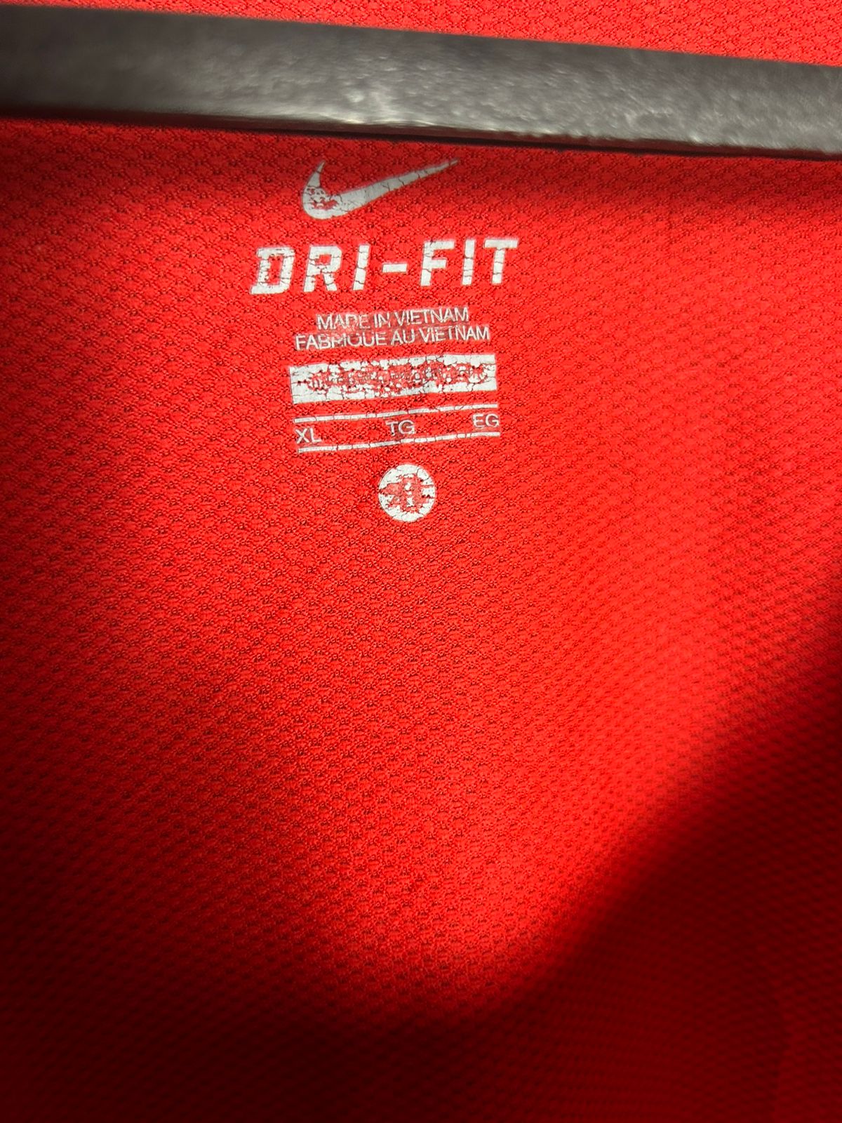 Nike Red Round Sando Shirt - XL