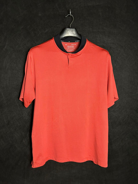 Under Armour Pink Polo - Large