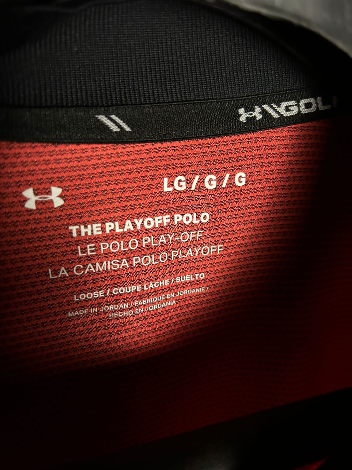 Under Armour Pink Polo - Large