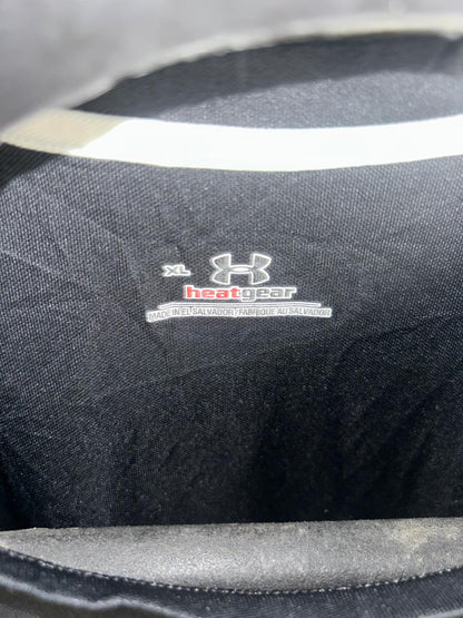 Under Armour Heat Gear Black/White Full Sleeves - XL