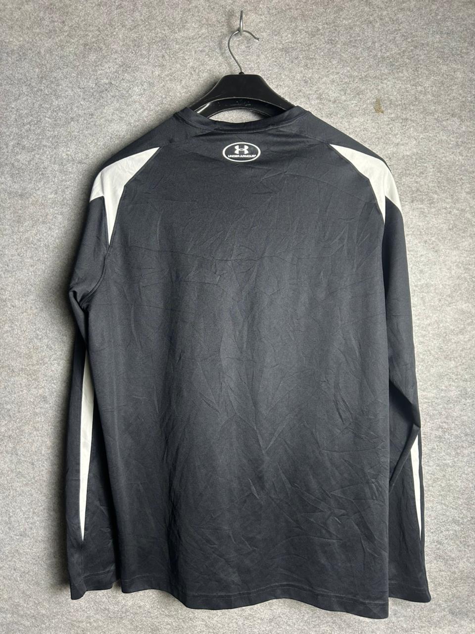 Under Armour Heat Gear Black/White Full Sleeves - XL